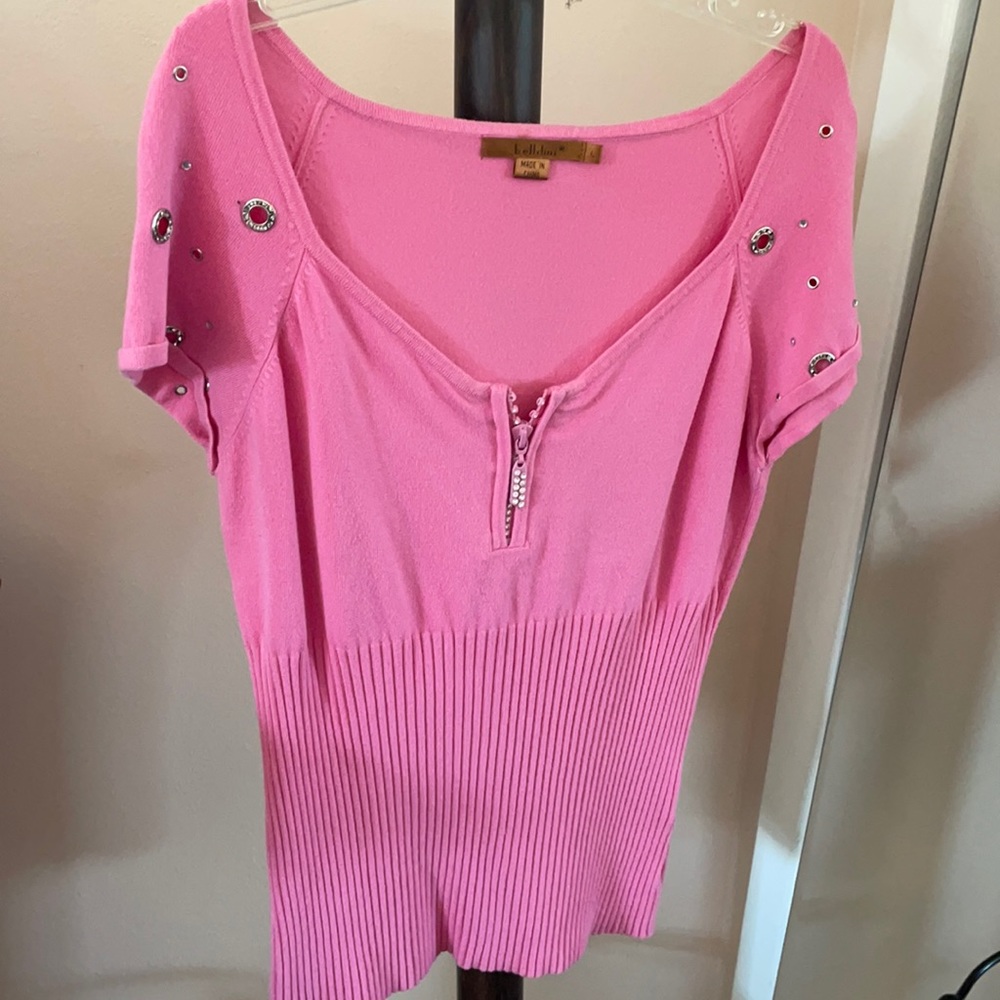 Pink Top size large